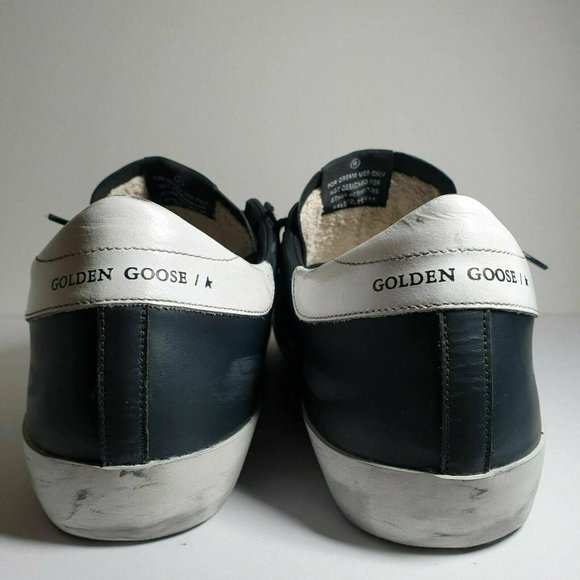 Golden Goose Superstar Black Leather White Star - Picture 3 of 8
